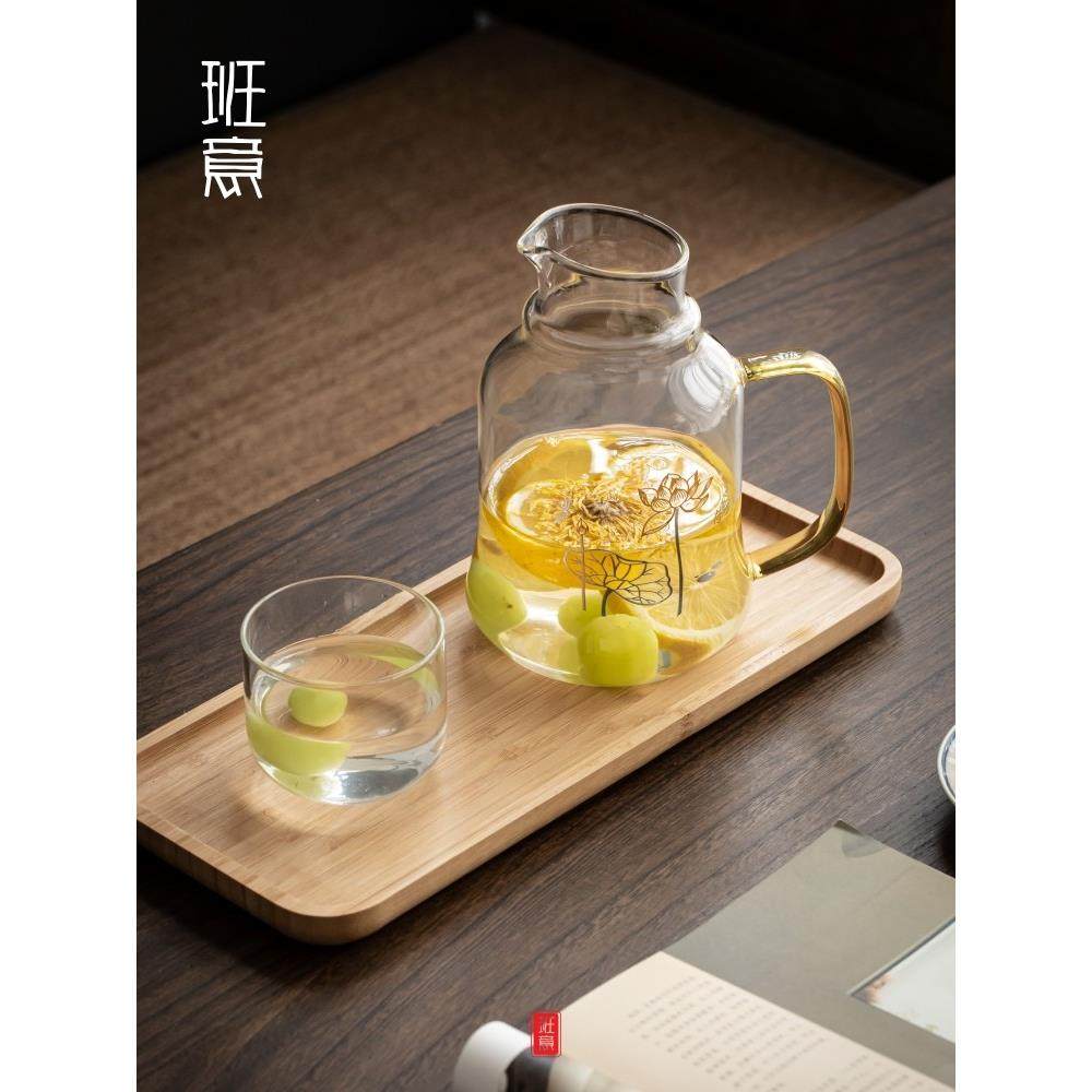 班意加厚防爆冷水壶耐高温玻璃大容量凉水壶凉水杯凉白家用开茶壶,餐饮具,冷水壶,淘宝优惠券,粉丝福利购,淘宝优惠卷