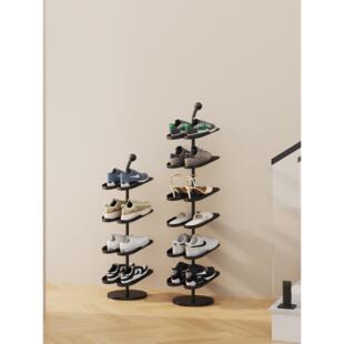 简易现代鞋架多层家庭门储物鞋架室内小窄入口铁制儿童鞋柜