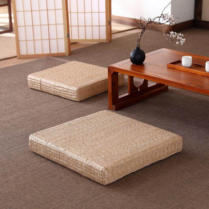 悠悠草编蒲团坐垫手工加厚家用茶道藤编榻榻米打坐禅修垫地板垫子,居家布艺,蒲团,淘宝优惠券,粉丝福利购,淘宝优惠卷