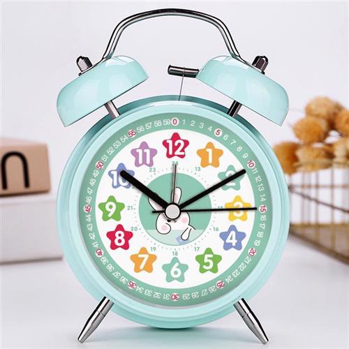 学生用充电儿童早教小闹钟夜光床头智能卧室男女大音量静电子