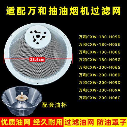 适配万和抽油烟机过滤网防油网罩拢烟罩滤油网CXW-180-H05C/D/E/G