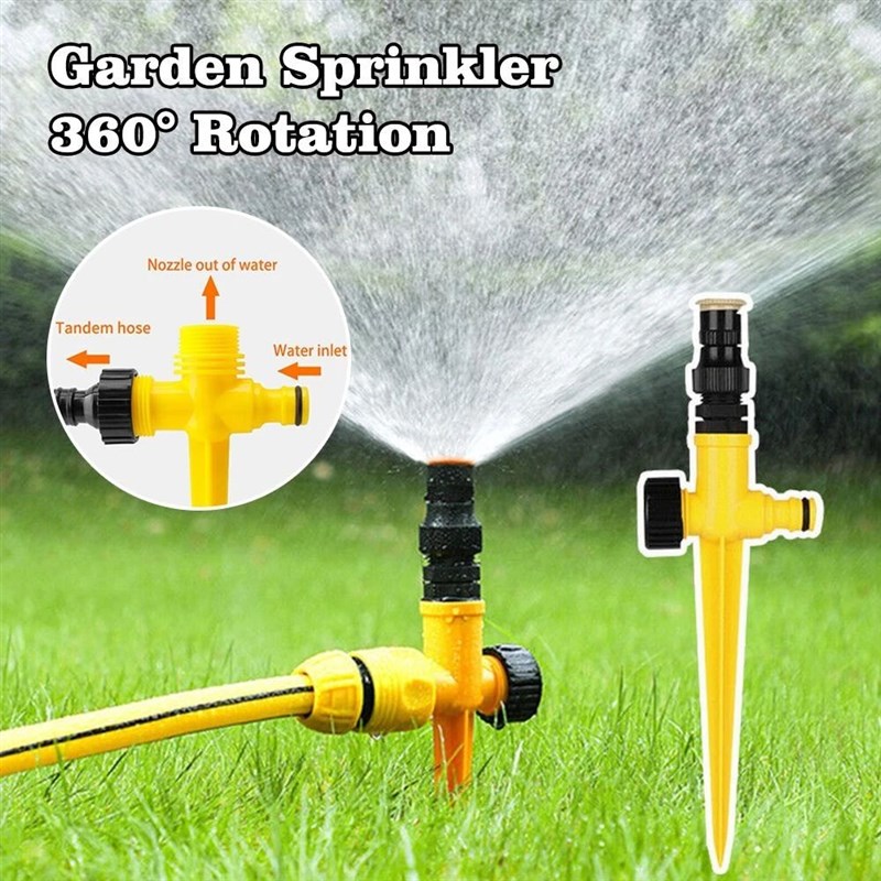.Garden Sprinkler 360 Rotation Irrigation Watering System