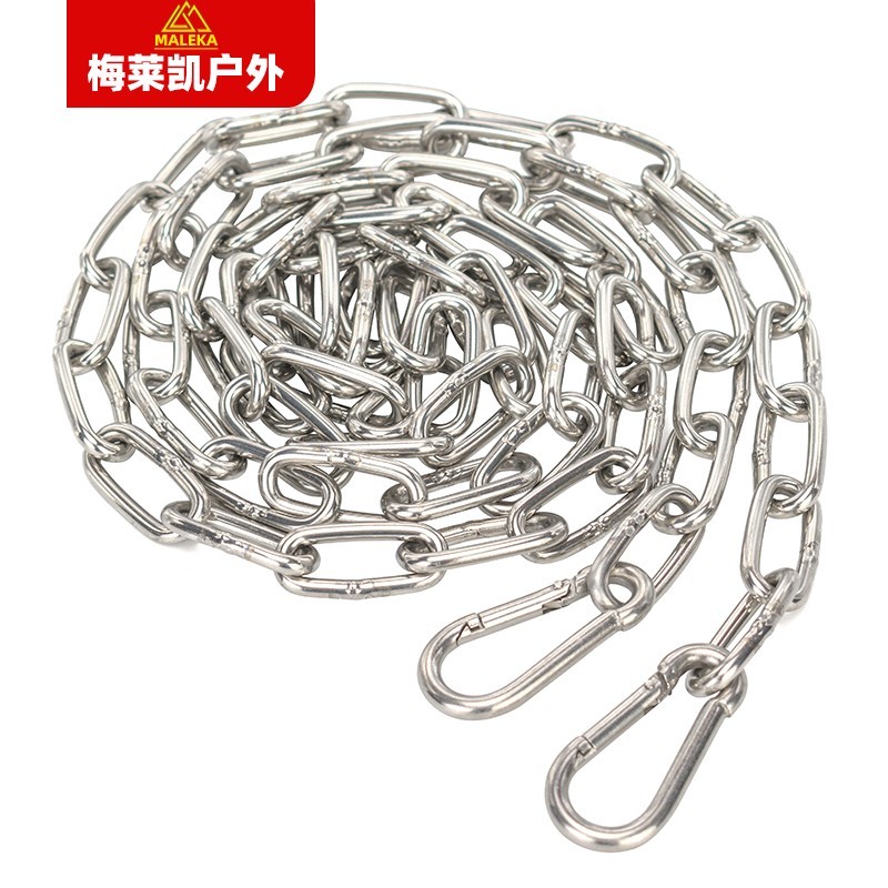 凉防滑衣神器304室外铁链防风挂晾衣服户绳子晒衣绳不锈钢晾衣绳