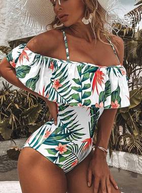 Woman Plus size Swimsuit 2023 One Piece Floral Bathing Suit