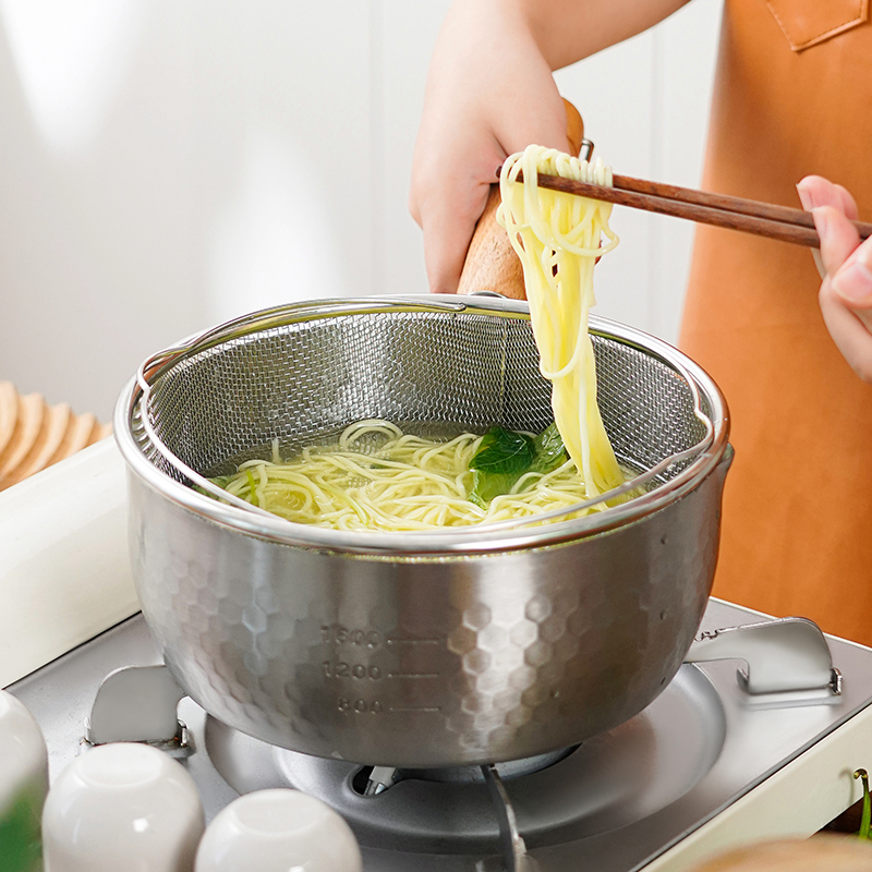 日本304不锈钢蒸篮多用途电饭煲蒸笼蒸饭神器蒸隔架家用沥水篮子