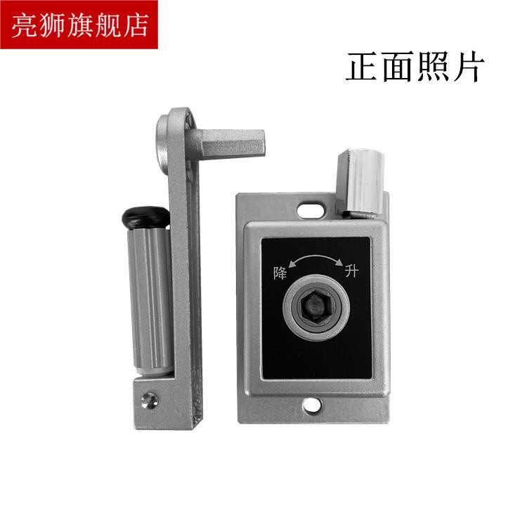 厂销单杆小方手摇窗帘升降滑轮器晾衣架摇手器阳台单杆通用升降器