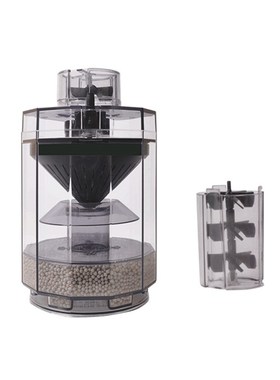 鱼缸气动迷氧过滤器水妖s精小水族箱增你吸缸器草便生化反气举小