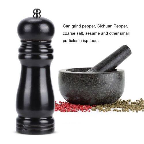 极速6in Adjustable Manual Pepper Grinder Spice Salt Seasonin