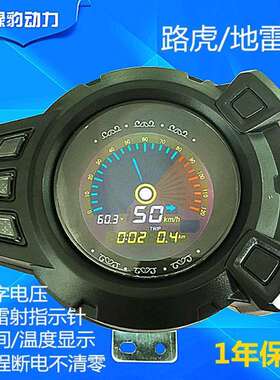 骠骑电动机车60v72VBWS路虎山猫电动车仪表城市铁男地雷码表改装