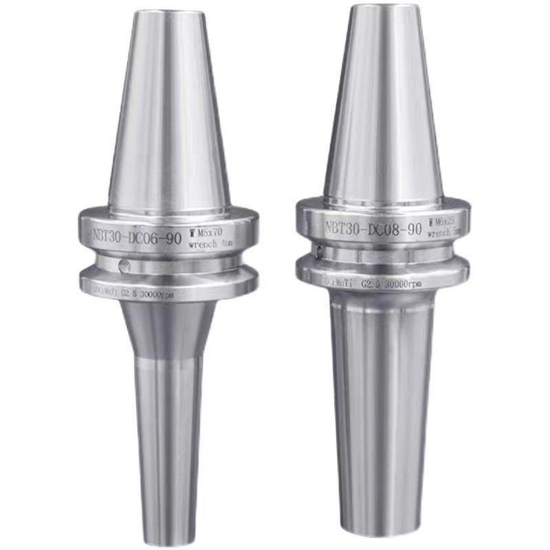 NBT30后拉式数控刀柄NBT40无键槽高精度动平衡DC06DC08燕尾刀柄