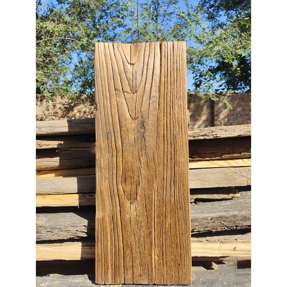 老榆木门板风化大板旧木板家用做旧桌面板实木老门板茶台茶桌定制