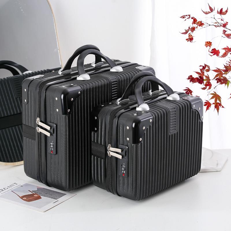 16寸手提化妆箱女生便携式化妆箱14寸行李箱带密码锁短途旅行箱