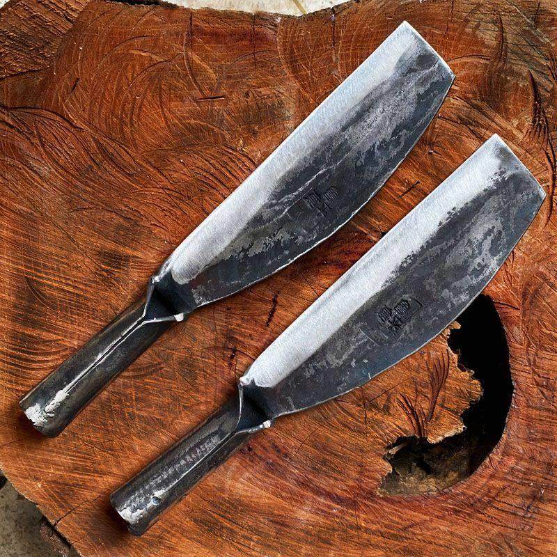 手工锻打篾刀老式篾匠劈破柴破竹神器开片破竹子竹匠用柴刀