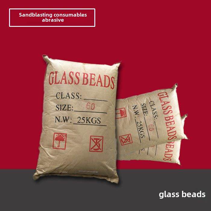 喷砂机专用玻璃砂玻璃珠喷砂玻璃砂磨料80 #喷砂玻璃珠