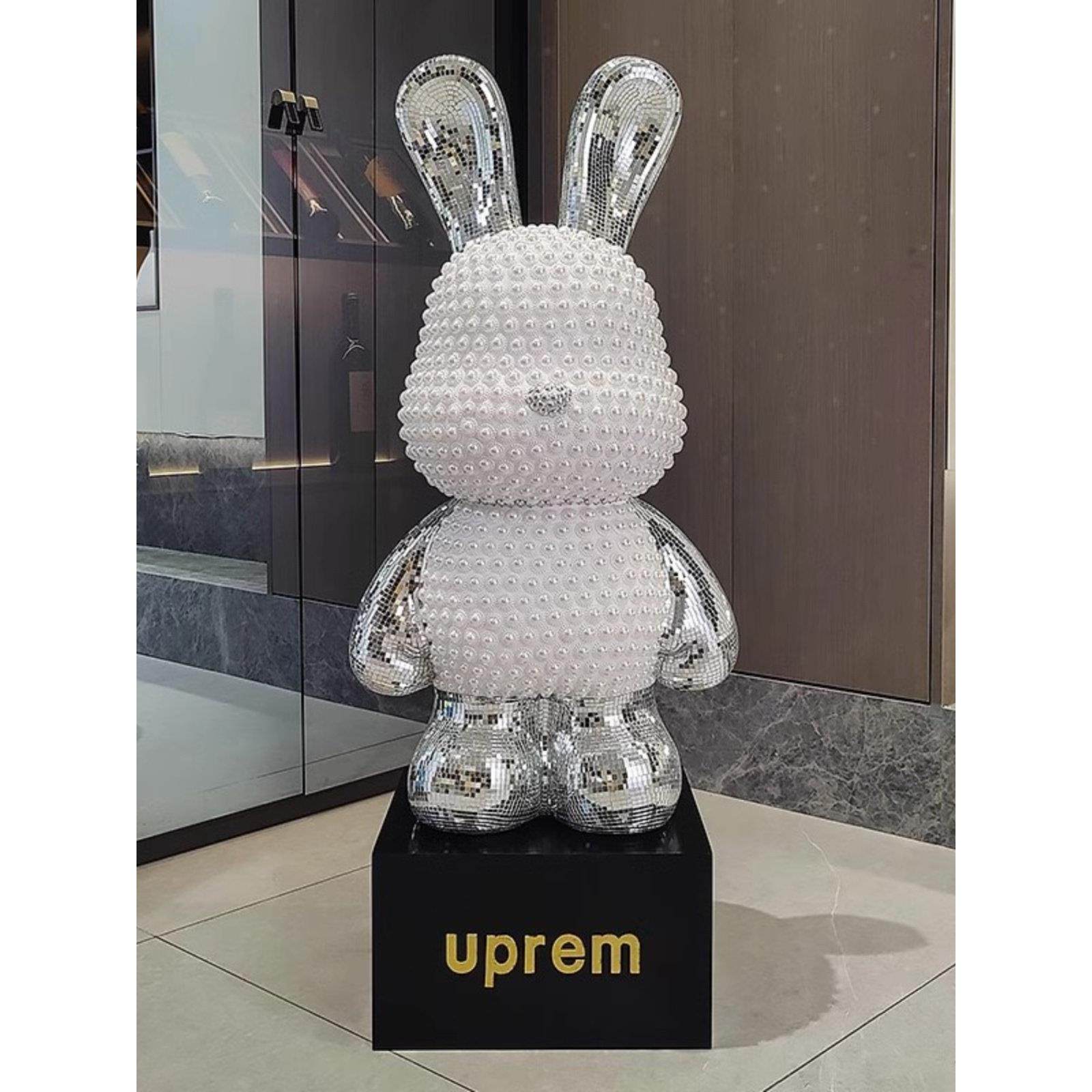 网红暴力熊宝宝的呼吸兔子小猪储蓄罐客厅落地式大装饰品乔迁礼物,家居饰品,落地摆件,淘宝优惠券,粉丝福利购,淘宝优惠卷