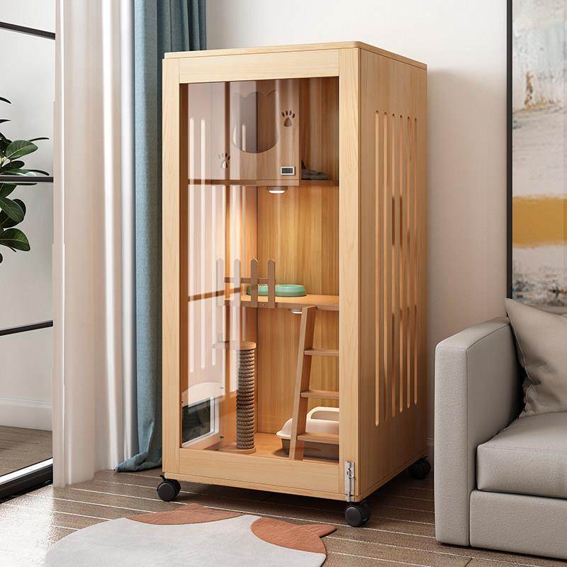 实木猫别墅猫笼子家用室内猫柜猫房子双层豪华猫舍猫屋猫窝不占地,宠物/宠物食品及用品,猫笼子/猫别墅,淘宝优惠券,粉丝福利购,淘宝优惠卷