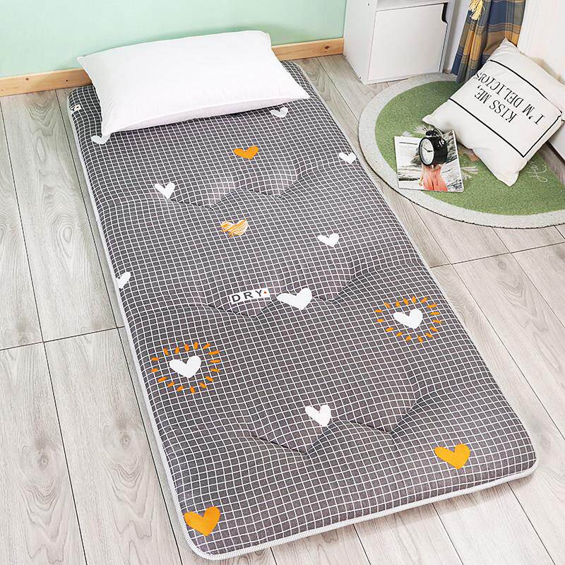 大学生宿舍床垫四季通用0.9m单人90加厚可折叠垫被褥子0.8米软垫