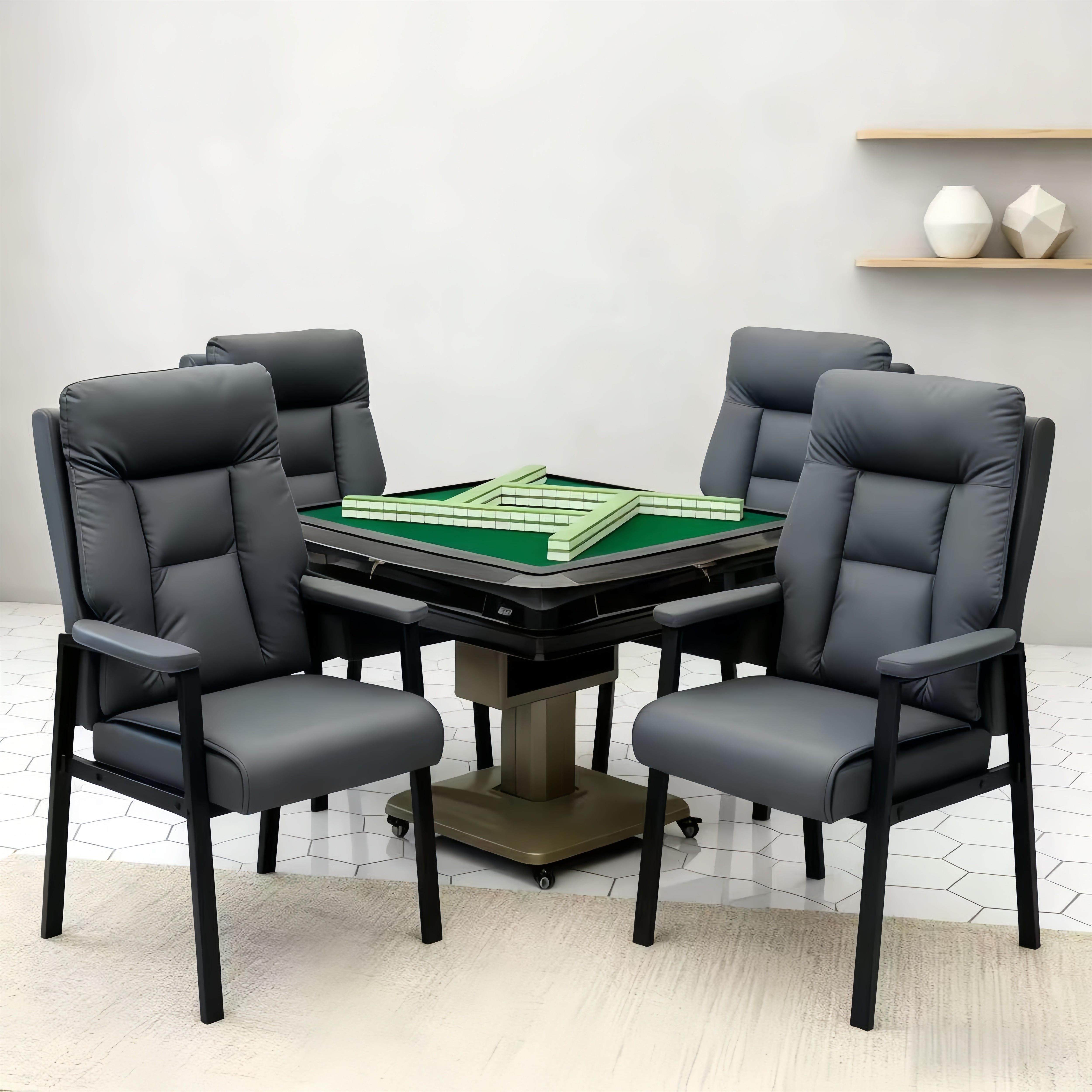 麻将椅棋牌室专用沙发椅子舒适久坐麻将馆茶楼家用猫爪皮靠背凳子