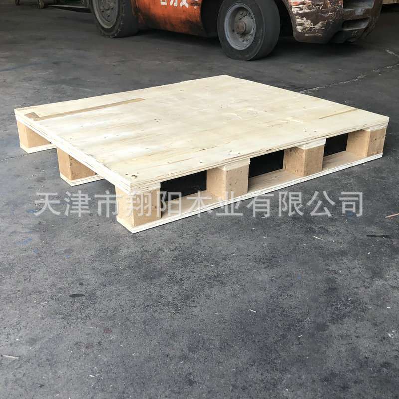 供应实木蒸熏物流木托盘四面进叉木卡板木制出口大号垫板熏蒸