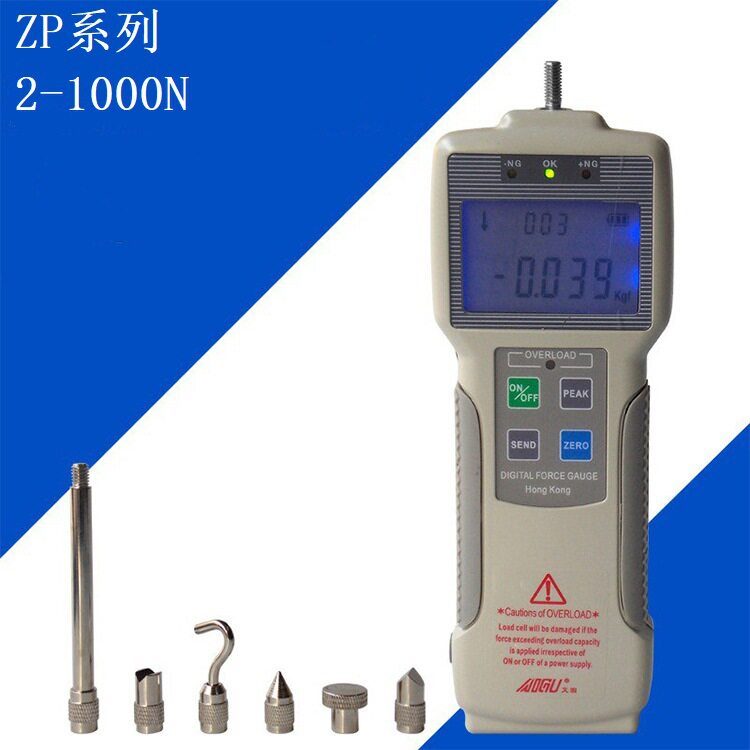 艾固AIGU数显推拉力计ZP-2N-500N-1000N电子数显推拉力计ZP-1000
