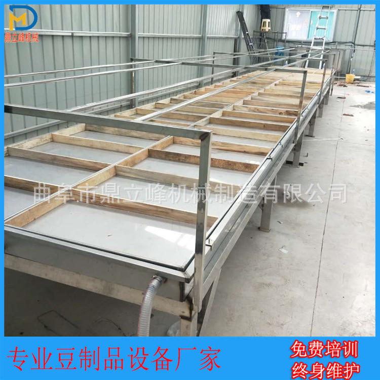 曲阜鼎立峰手工豆油皮机不锈钢家用小型腐竹机生产线河南地区厂家