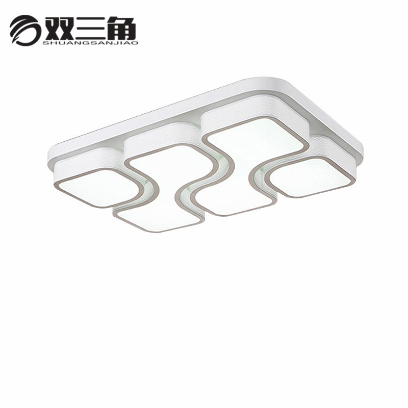 LED吸顶灯长方形客厅灯现代客厅卧室灯现代简约餐厅灯 方形吸顶灯