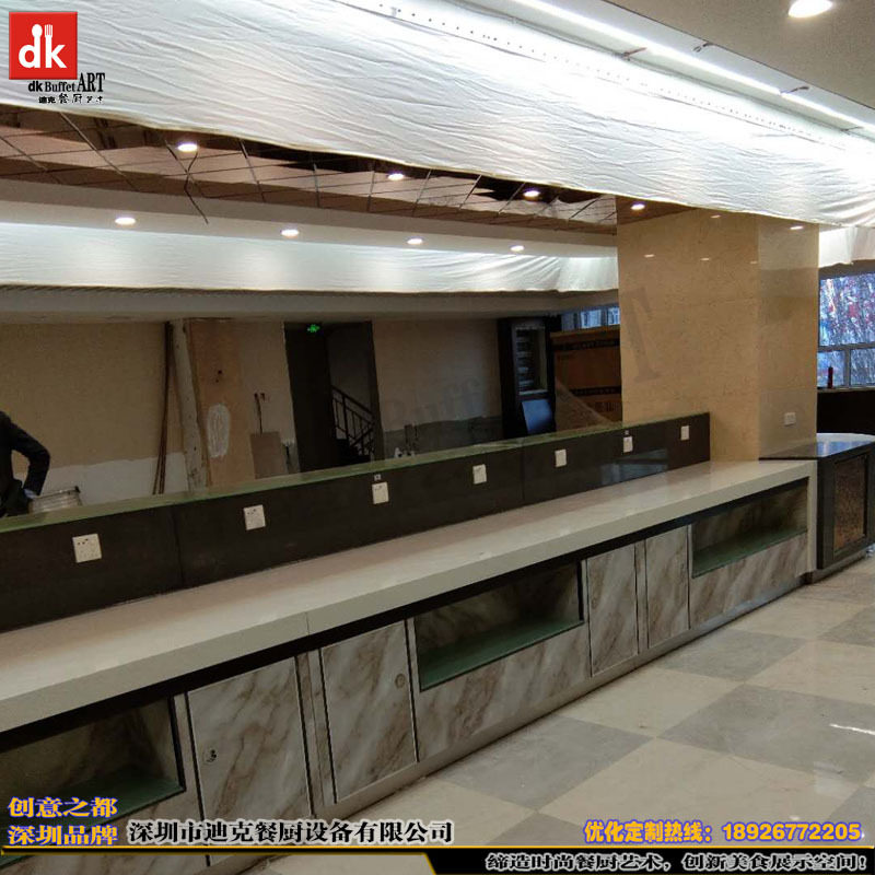 迪克餐厨设备自助餐台厂家 酒店自助餐厅取餐台 职工餐厅食堂餐台