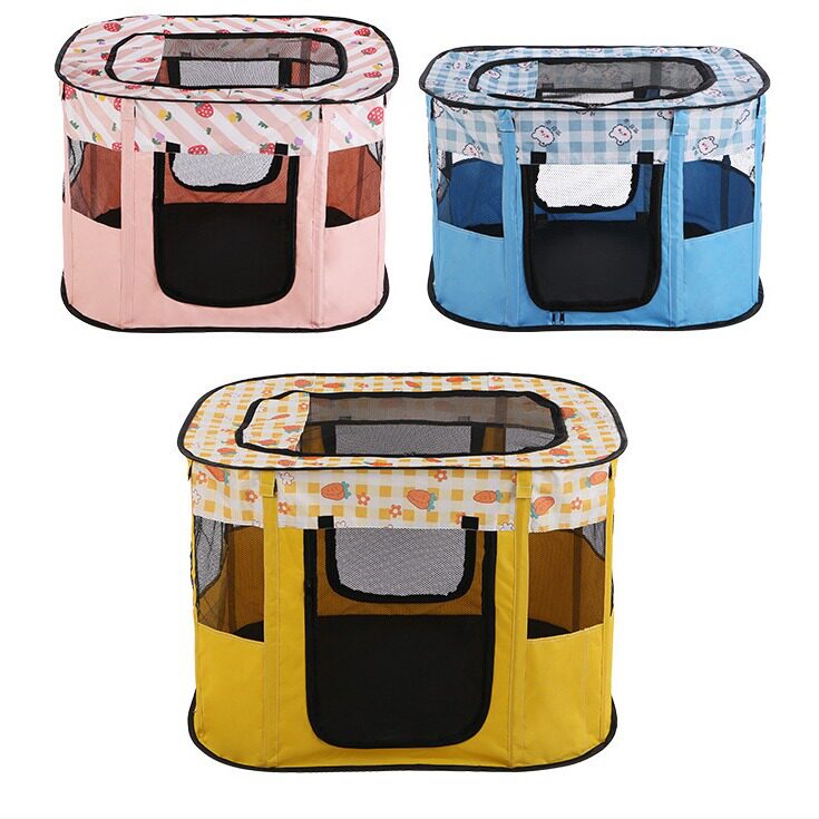 长方形折叠小狗狗猫笼子围栏狗猫窝宠物用品移动猫窝产房厂家批发