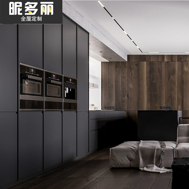 杭州全屋定制整体衣柜定做卧室榻榻米衣柜书桌定制家具现代简约风