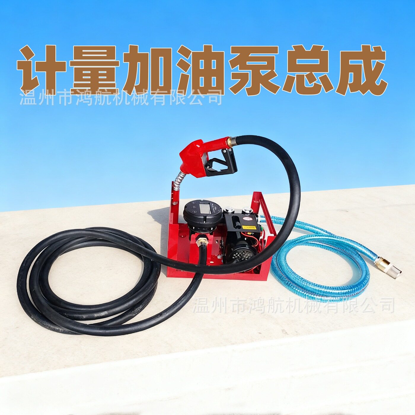 12V24V220V车载电动加油机计量抽油泵输油自吸泵柴油大流量抽油机
