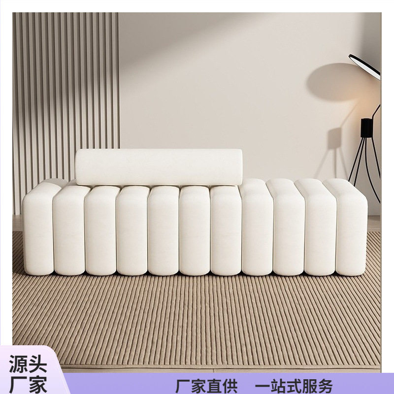 轻奢长条换鞋凳门口入户