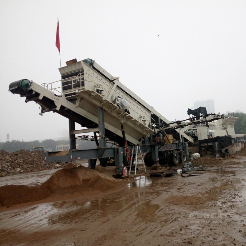 大型建筑垃圾破碎机设备 移动碎石机 郑州移动制砂机厂家