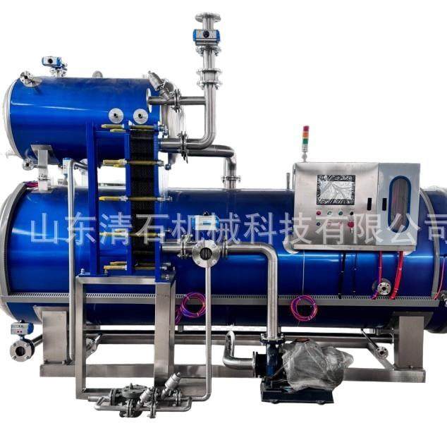 鱼罐头杀菌锅供应香菇酱杀菌设备蒸汽加热喷淋式杀菌釜厂家