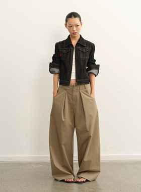 LINY LIBERTY 25AW 复古设计感牛仔外套女短款夹克宽松上衣秋新款