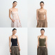 LIBERTY 25SS 设计感挂脖修身 LINY 吊带背心T恤女外穿无袖 上衣