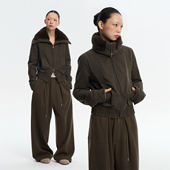 LINY 加厚棉衣 复古设计感水洗高领夹克外套女冬季 LIBERTY 25AW