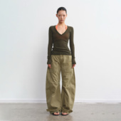 LIBERTY T恤女修身 25SS LINY 30羊毛春夏新款 长袖 显瘦针织打底衫