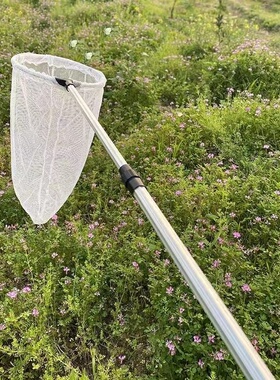 儿童伸缩公园捕虫网蝴蝶蜻蜓昆虫网兜抄网捞鱼网户外小孩玩具