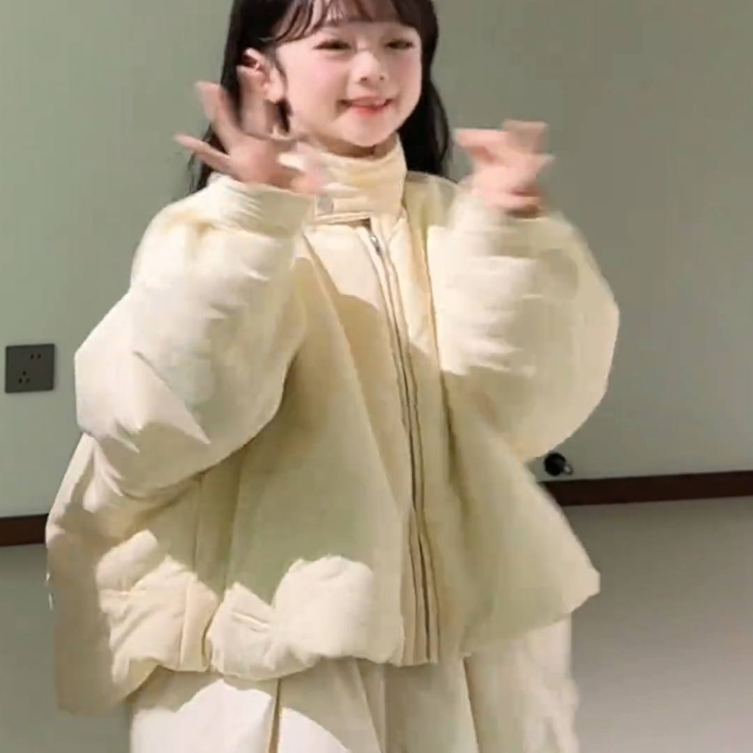 女童棉服秋冬款亲子装加厚外套2棉袄/棉服