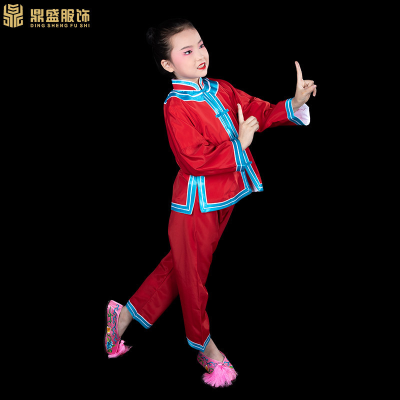 极速儿童戏装女罪衣京剧少儿童戏服戏曲演出服苏三起解囚衣花旦玉 - 实物图