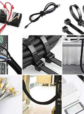 132/136Pcs Cable Organizer Kit of Split Cable Sleeves with S