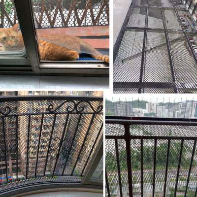极速阳台防护网儿童安全猫咪窗户网防猫塑料网格围栏护栏网防坠落 - 封面
