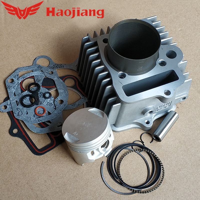 豪江HJ110-3/13/23豪佳王子佳运款弯梁机车汽缸体套缸活塞环
