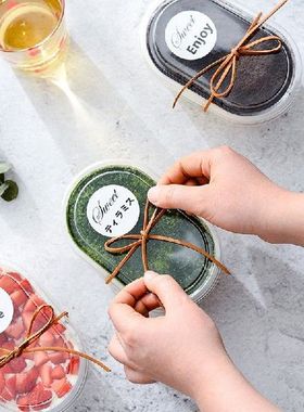 Cake Packing Box Tansparent Ins Melaleuca Fruit Plastic