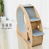 新品 喵林苑猫咪跑步轮专用跑步机健身轮滚筒运动跑轮猫爬架猫用品