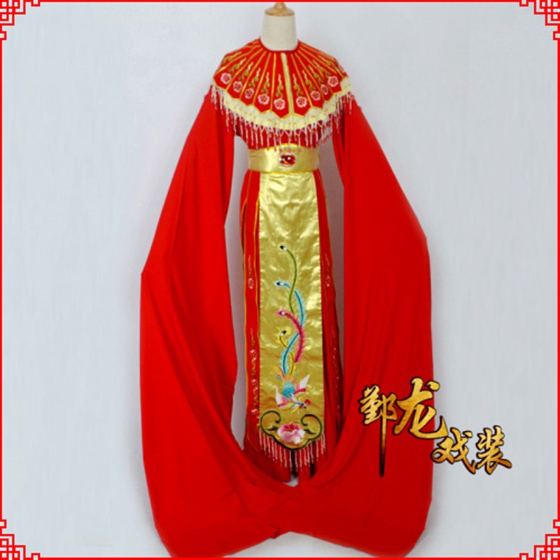 好货戏曲古装新款越剧小旦花旦服装八宝云肩三看御妹打金枝公主服
