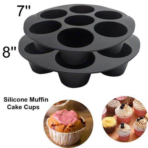 极速7 Even Cake Cups Air Fryer Accessories Round Muffin Cup