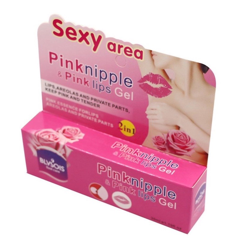 Pink lips gel nipple pink lip Keep pink and Tender Essence