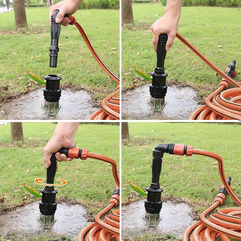 朗祺园林绿化快速取水器钥匙杆物业社区取水阀花园水管接头进水轴