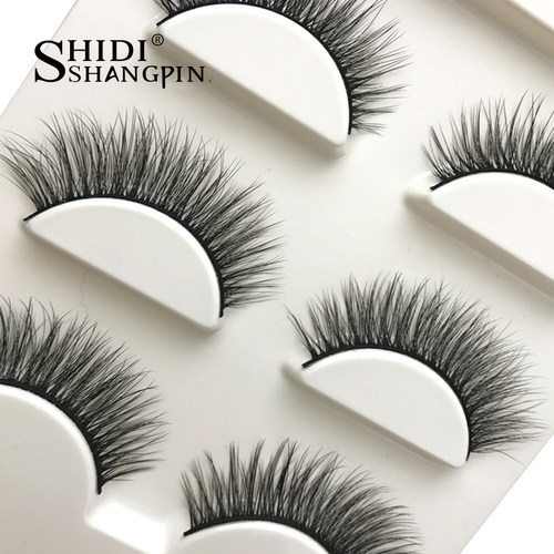 New 3 pairs natural false eyelashes fake lashes long makeup
